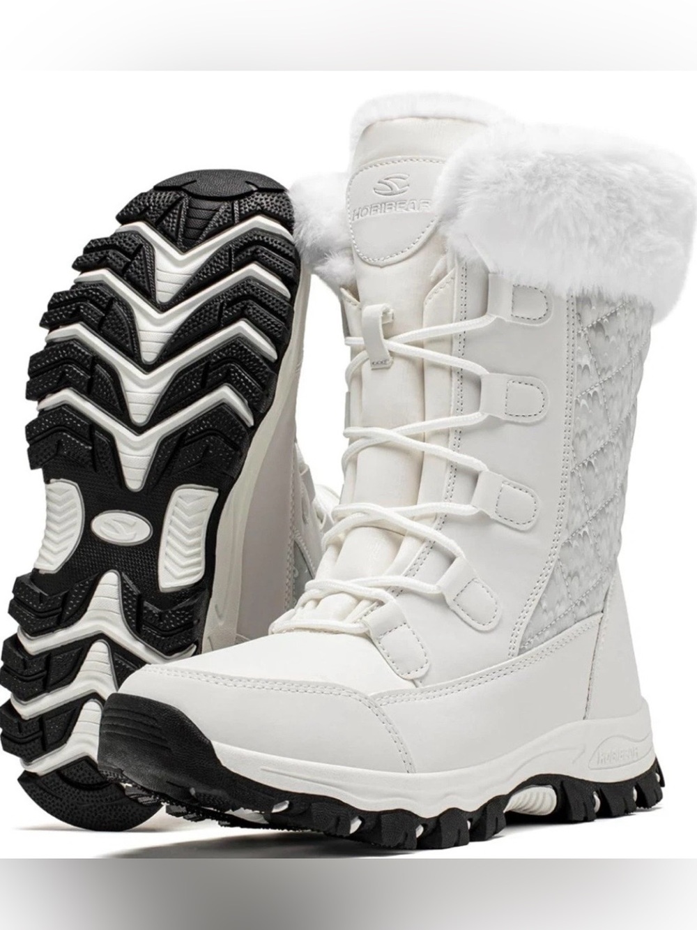 BRAND NEW NY BOOTS MID CALF PLUSH LINED NONSLIP WINTER SNOW HIKING 8/8.5